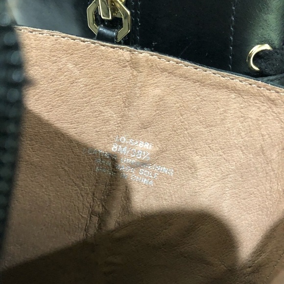 LOUISE ET CIE Sabri Moto Combat Braided Rope Zippered Design Boots - Sz 8 - Picture 8 of 9